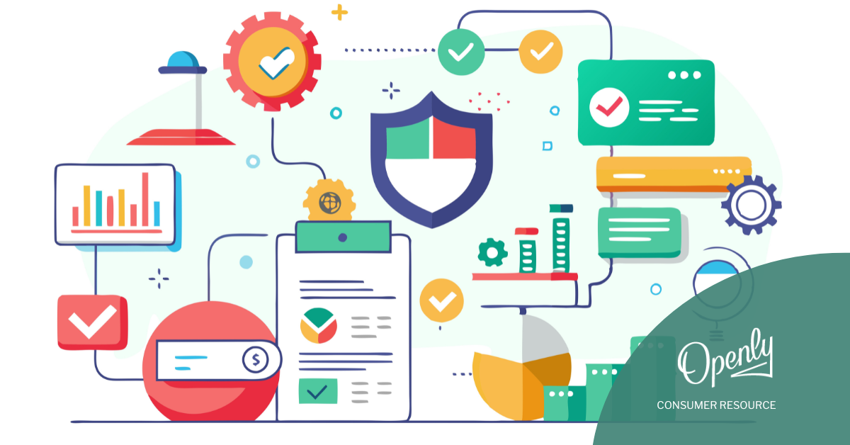 An illustration of graphs and charts