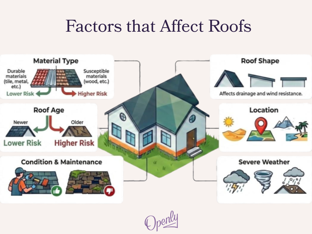 factors that affect roofs