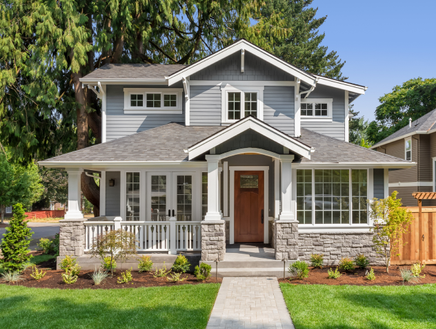 Well-maintained home with nice yard